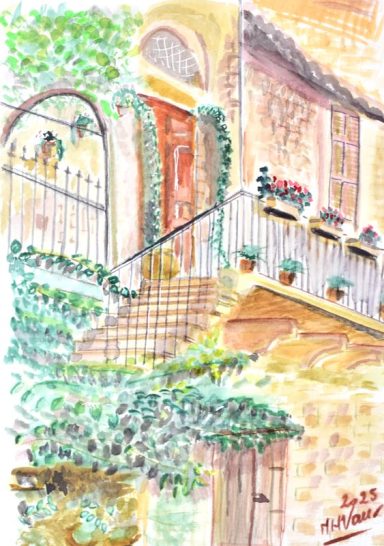 Balcon maison libanaise